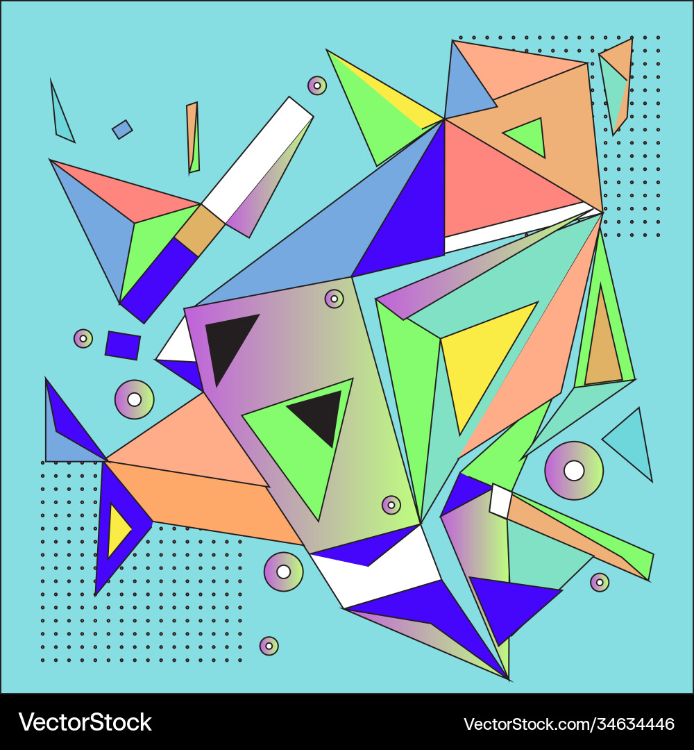Abstract modern triangles background pattern Abstract modern triangles background pattern vector image