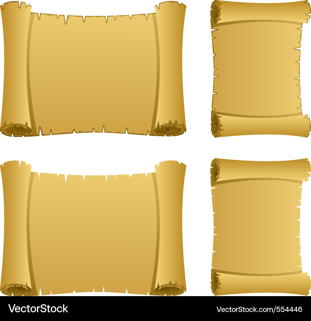 Ancient Scroll vector image