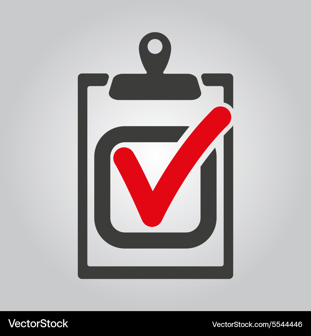 Checklist icon clipboard and executed task Vector Image