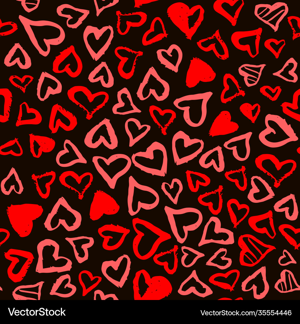 Seamless pattern with heart Seamless pattern with heart Vector Image