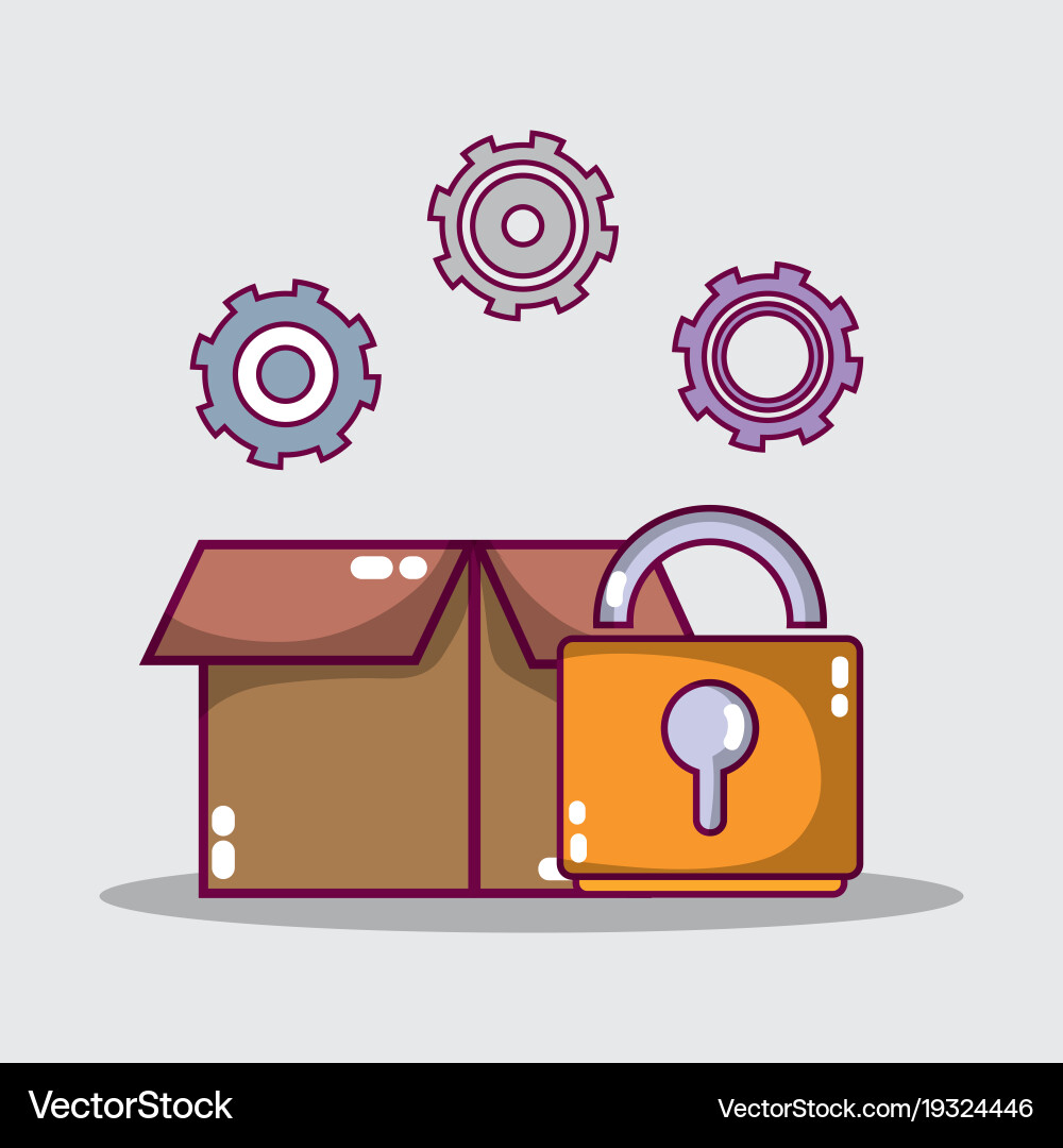 Technology data center server connection Vector Image