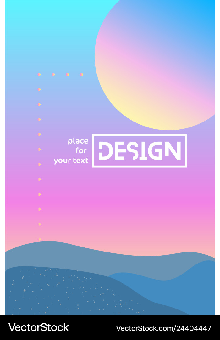 Gradient universe Gradient universe vector image