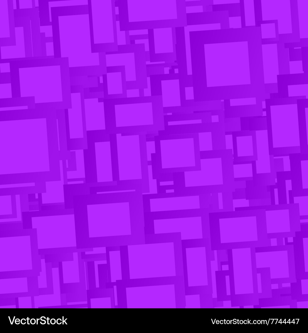 Violet seamless rectangle pattern background vector image