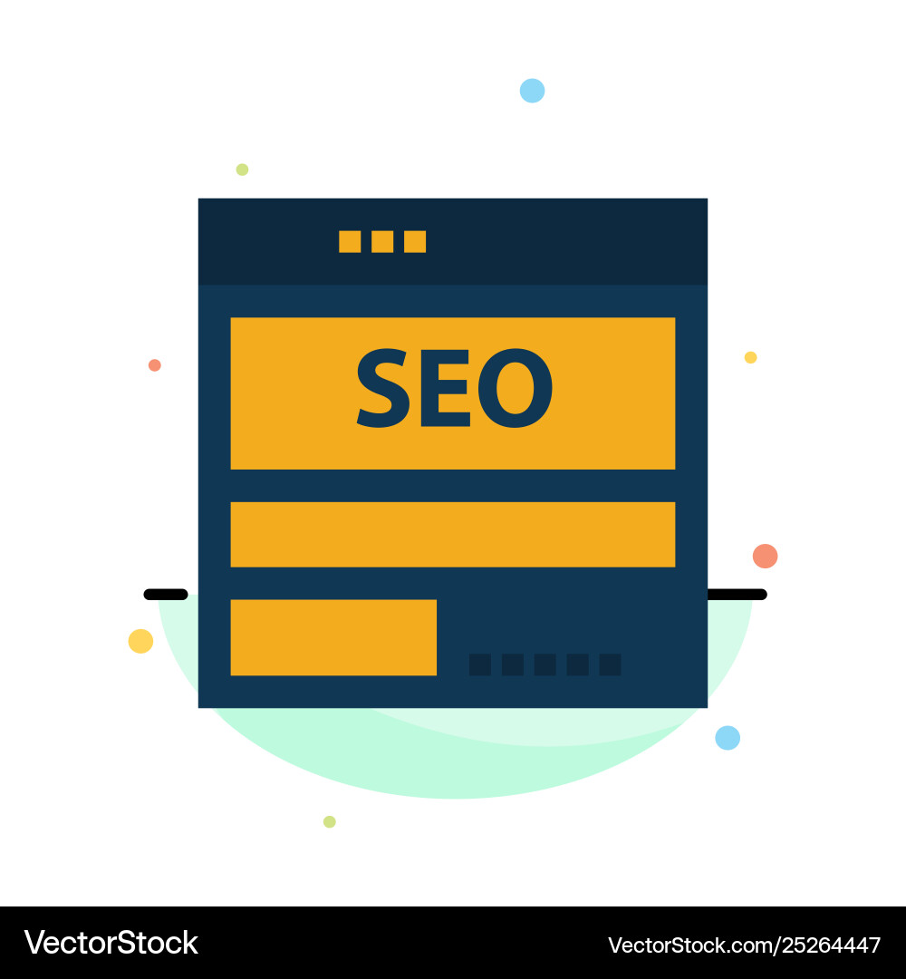 Website server data hosting seo tech abstract Website server data hosting seo tech abstract vector image