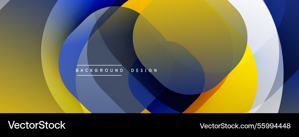 Abstract background with layered translucent vector image