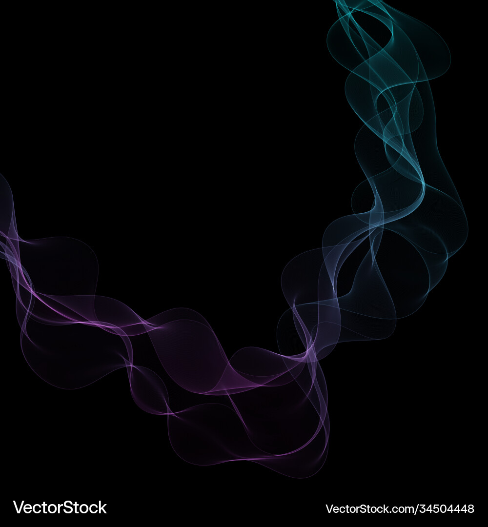 Colorful abstract background color curve wave Vector Image