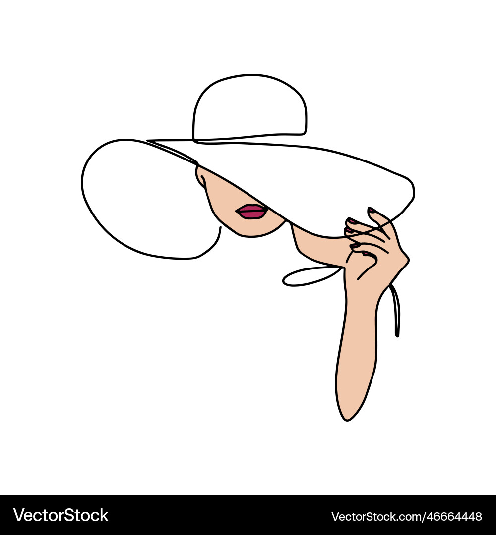 Continuous linear drawing of a star in the style Continuous linear drawing of a star in the style Vector Image