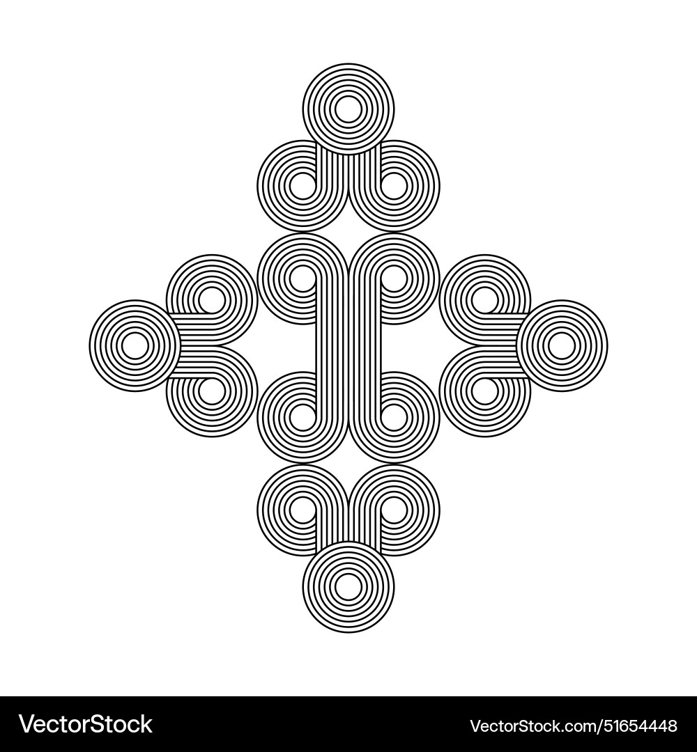 Geometric striped pattern abstract linear boho Geometric striped pattern abstract linear boho vector image