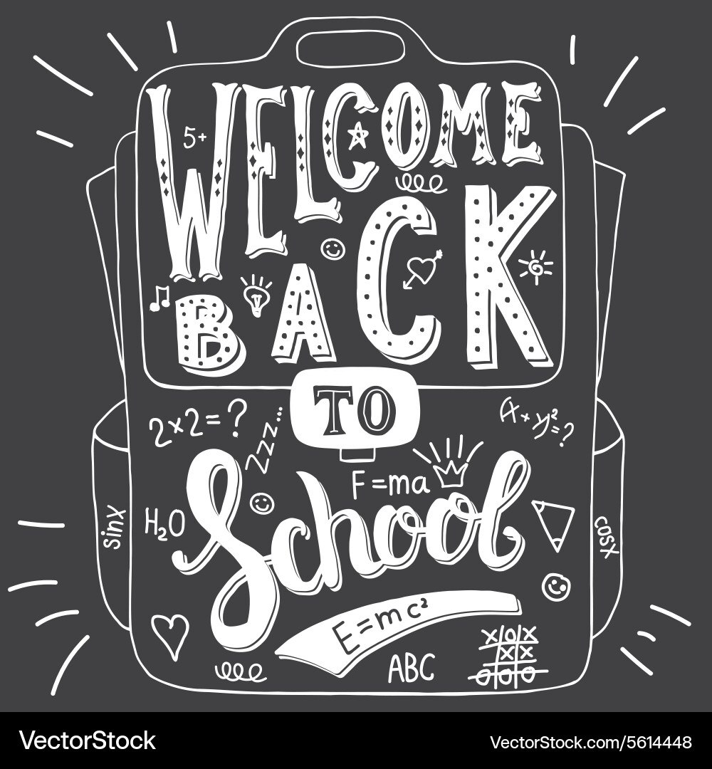 Hand drawn typography poster Royalty Free Vector Image