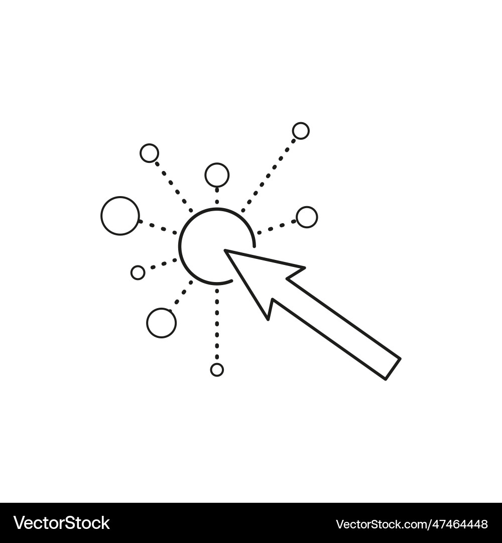 Interaction icon simple interactive screen Interaction icon simple interactive screen vector image