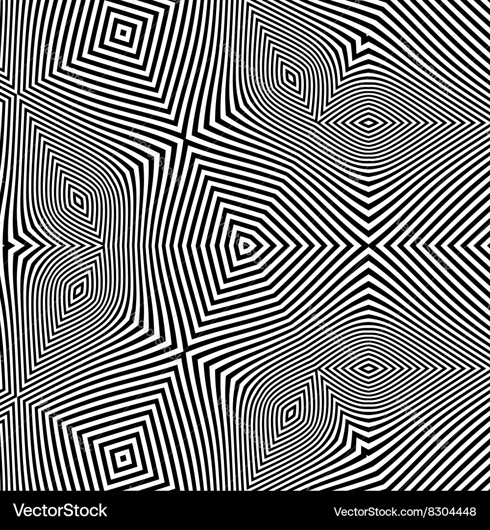 Pattern with optical abstract background Vector Image