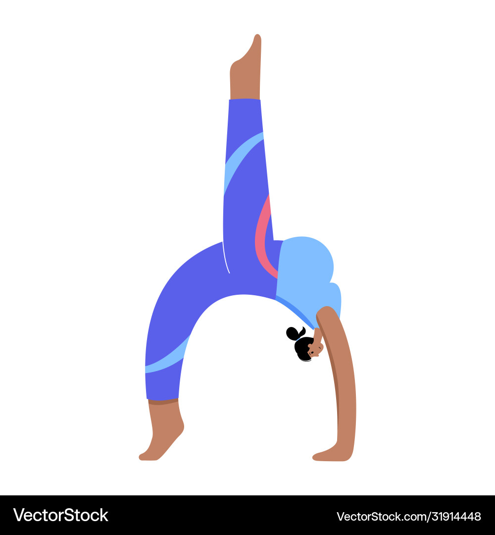Yoga flat healthy pregnancy Yoga flat healthy pregnancy vector image