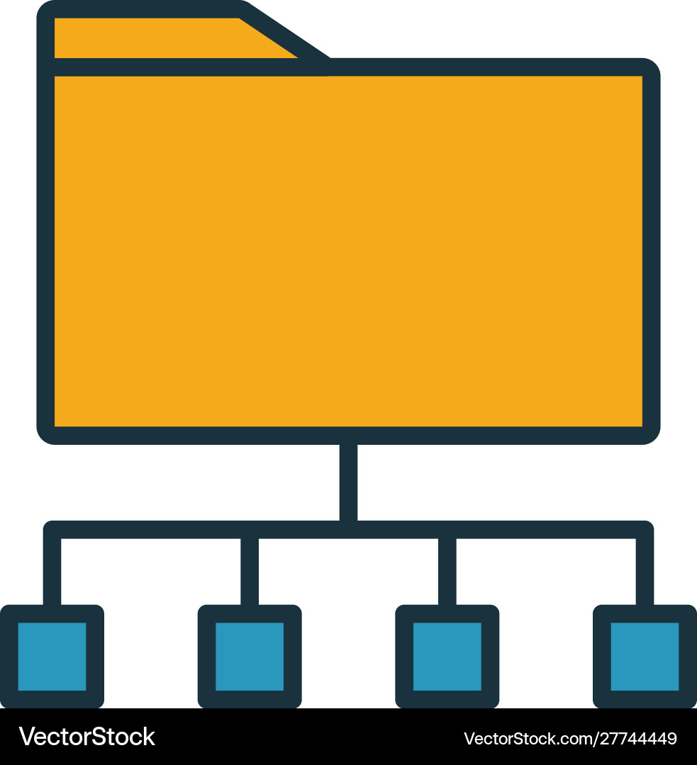 Archiving icon simple element from icons vector image