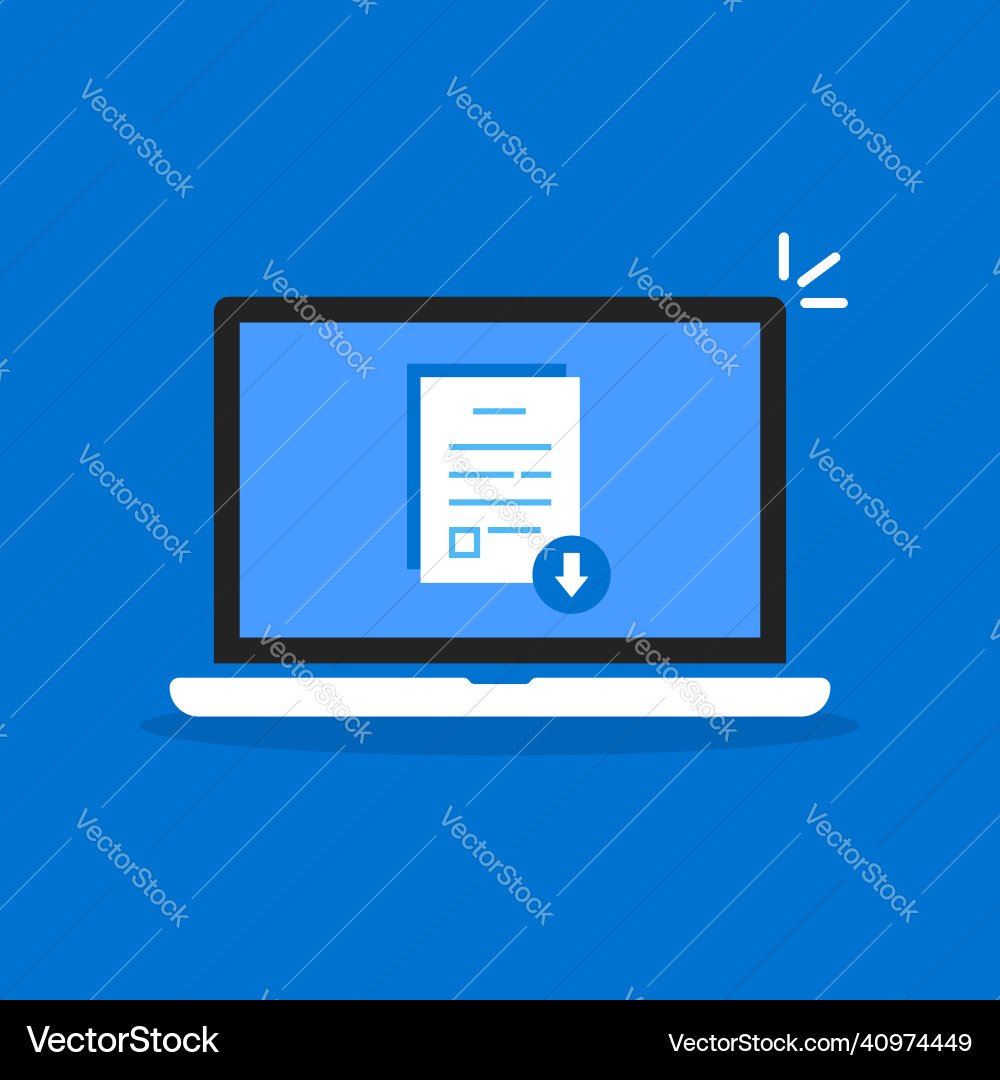 Cartoon notebook like document upload Cartoon notebook like document upload vector image