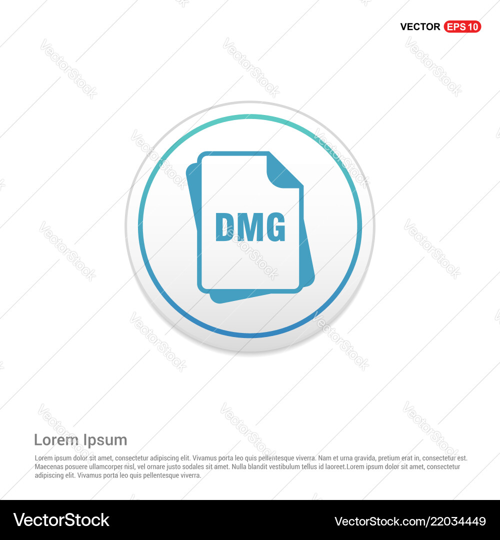 File type icons - white circle button Vector Image