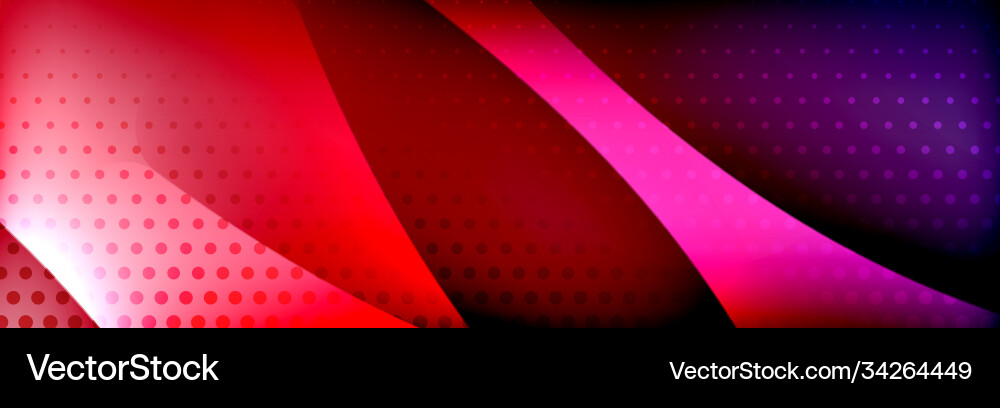 Fluid gradient neon color waves abstract Fluid gradient neon color waves abstract vector image