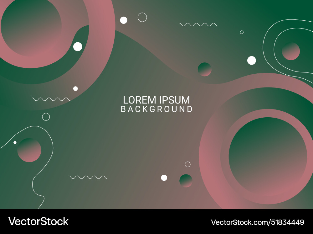 Gradient with wavy and rounded shape vector image