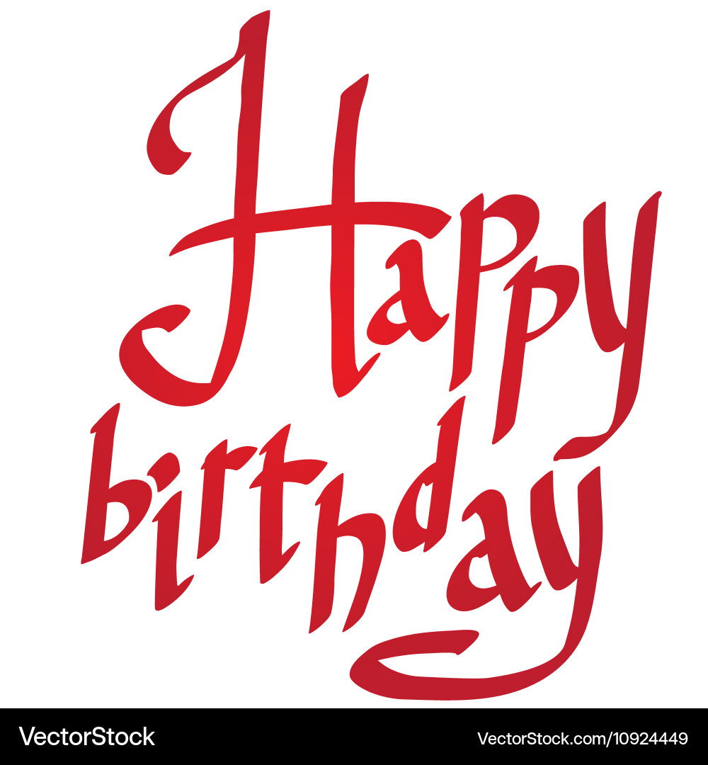 Happy Birthday Briefing vektorbild