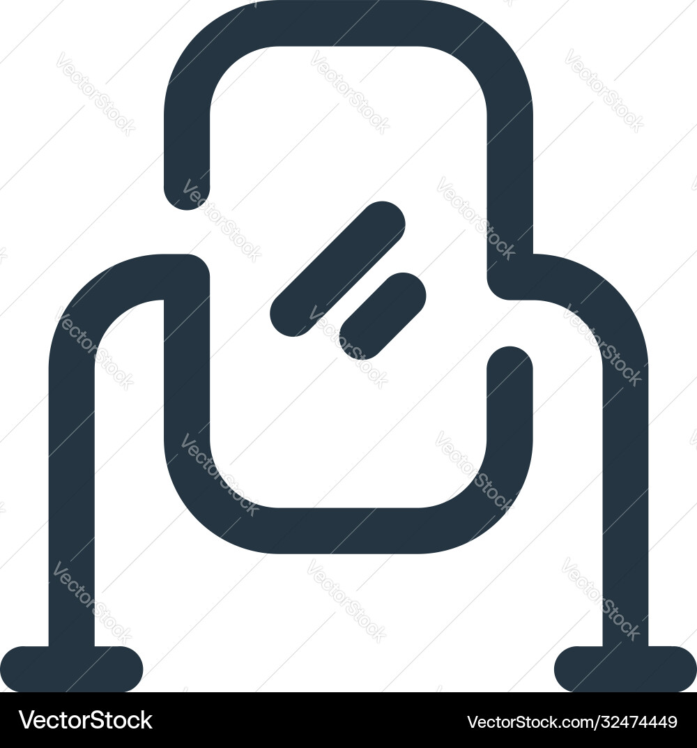 Mirror icon editable stroke linear Vector Image
