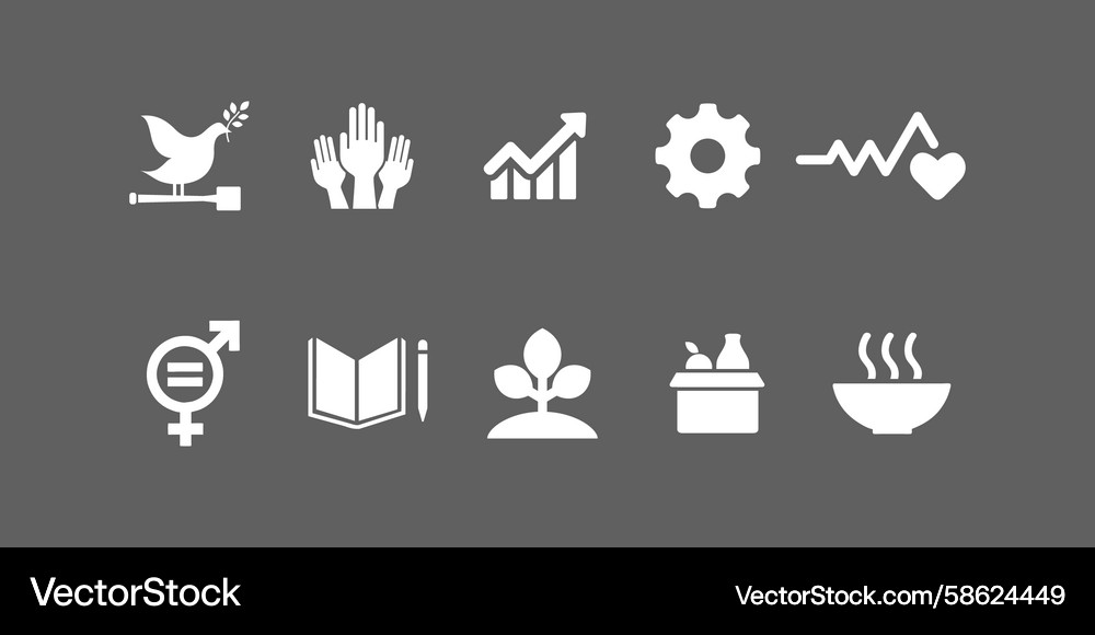 Modern development related icons set for web Modern development related icons set for web Vector Image