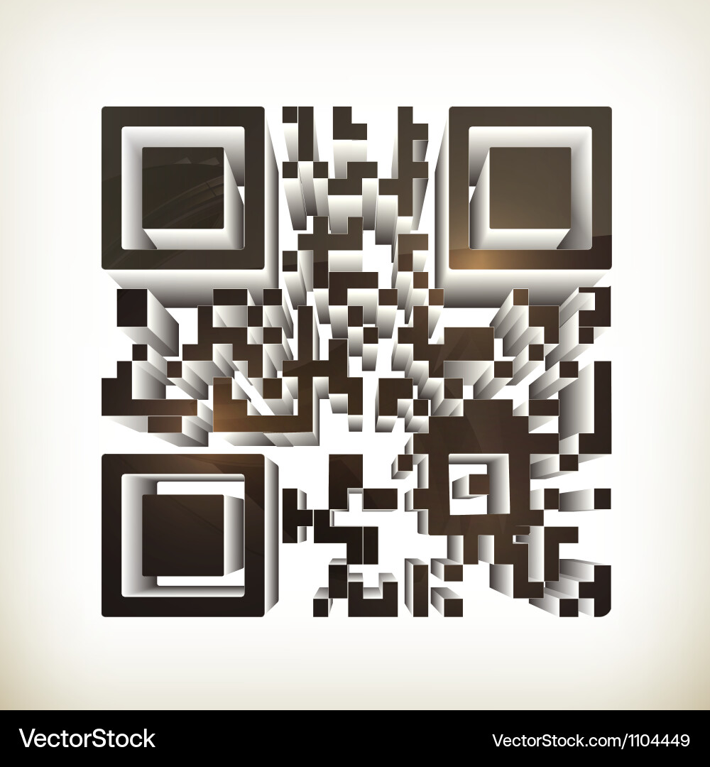 QR Code Scan Vector Image