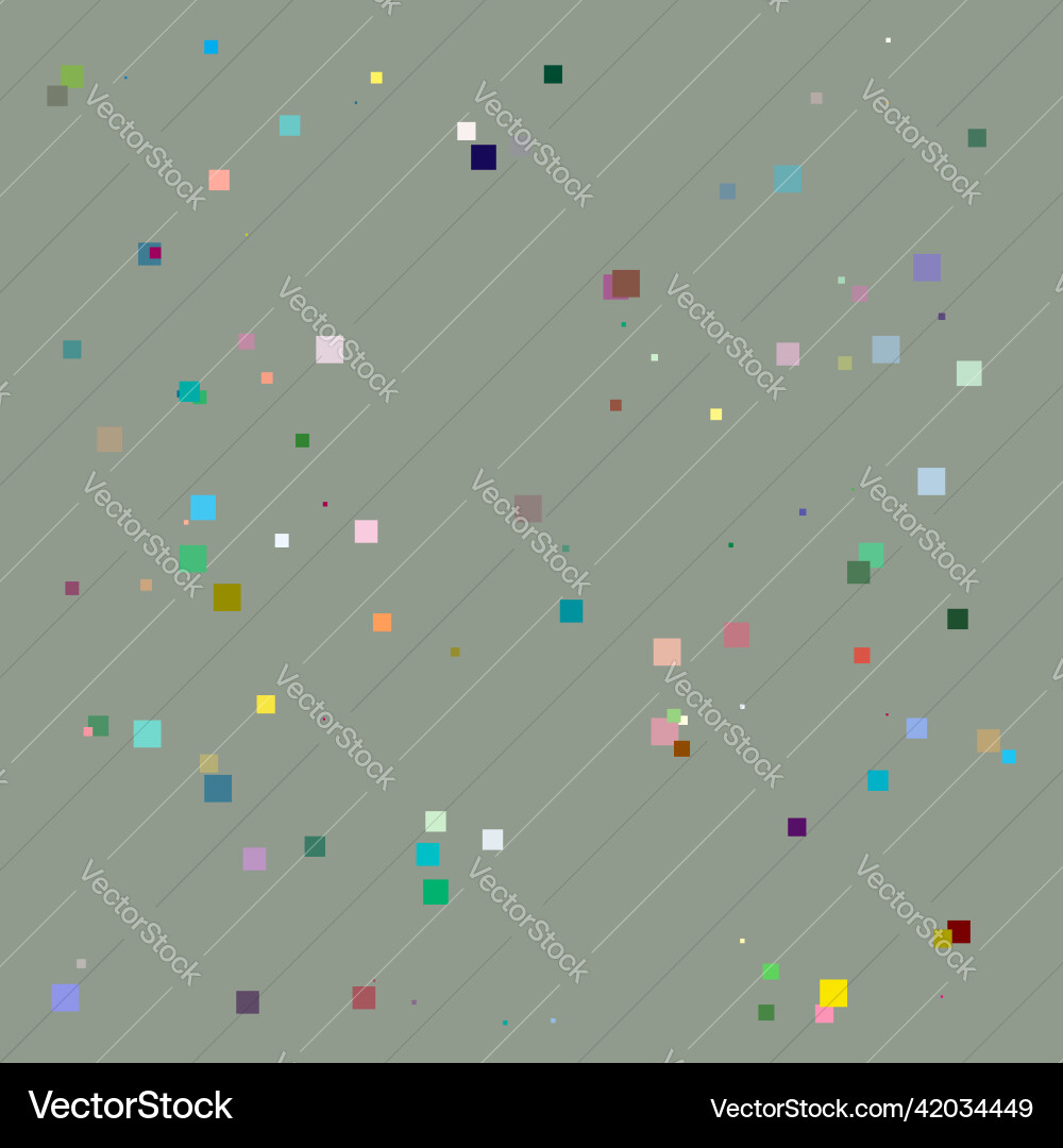 Random scattered squares pattern texture element Random scattered squares pattern texture element vector image