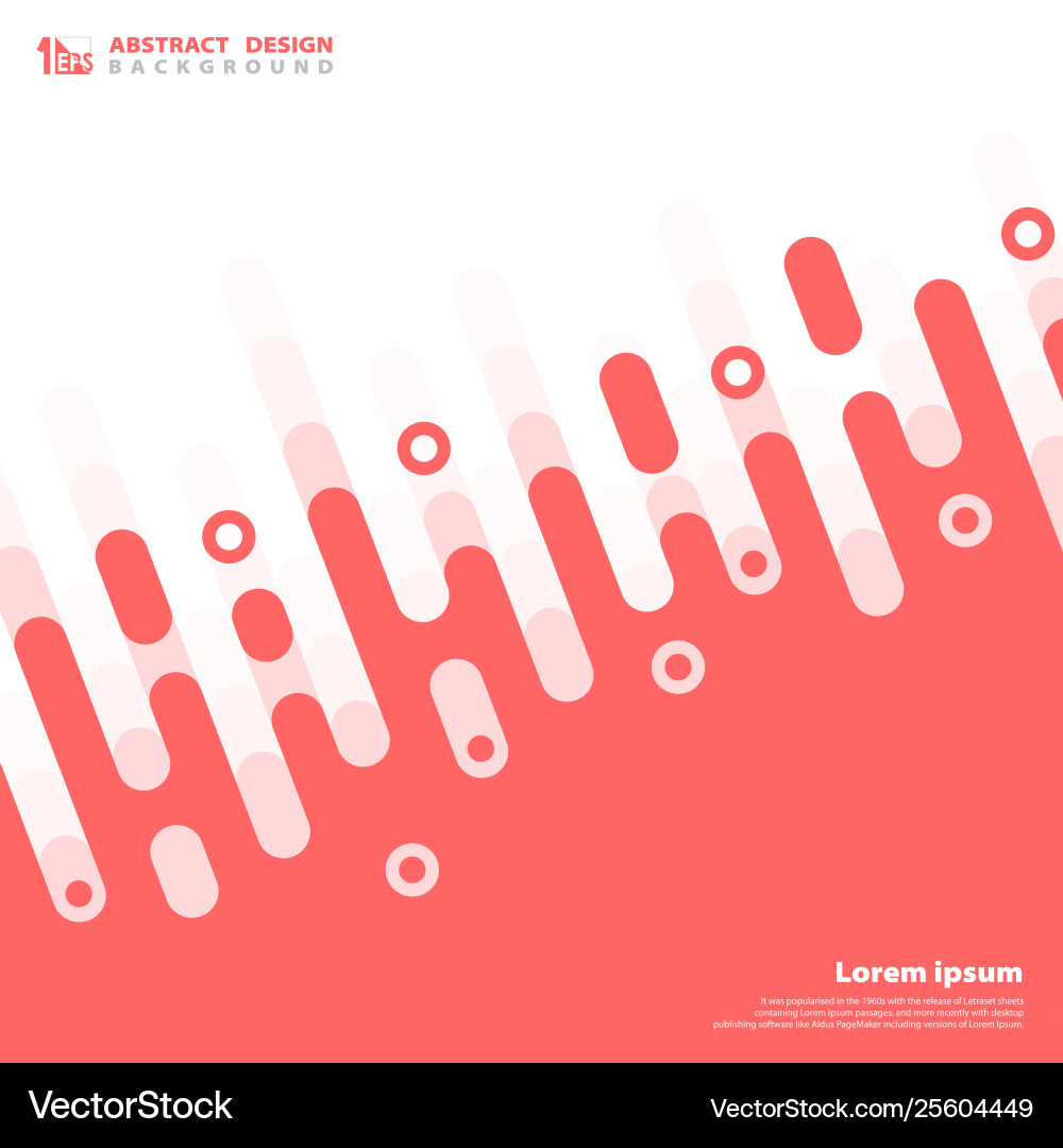 Red Stripe Pattern - Abstract vector image