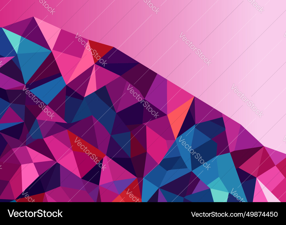Abstract background of polygons Abstract background of polygons Vector Image