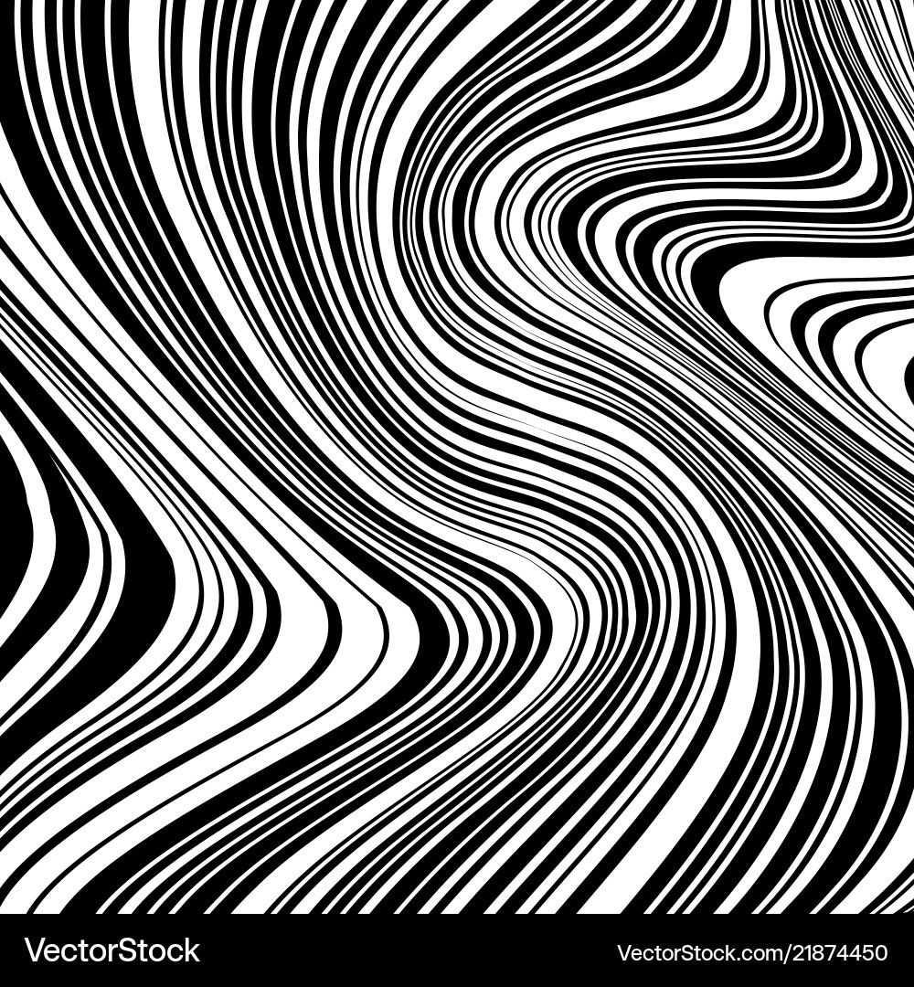 Abstract background of waves vector image