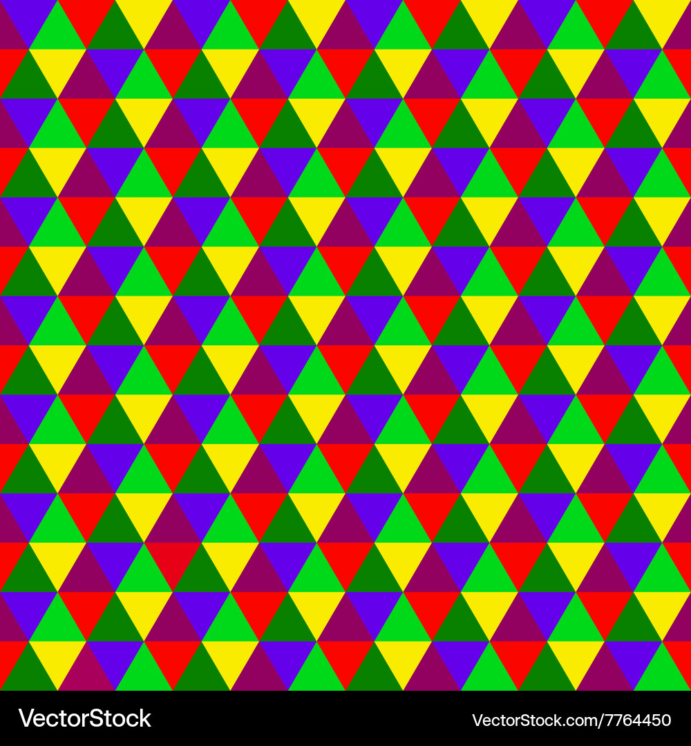 Abstract multicolored geometric seamless pattern Vector Image