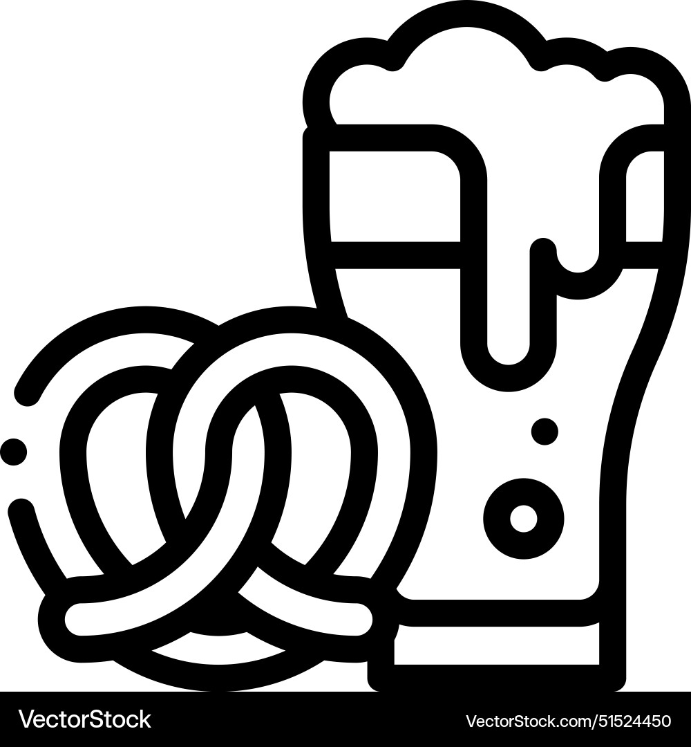 Bier-Symbol dünne lineare Design isoliert Bier-Symbol dünne lineare Design isoliert vektorbild