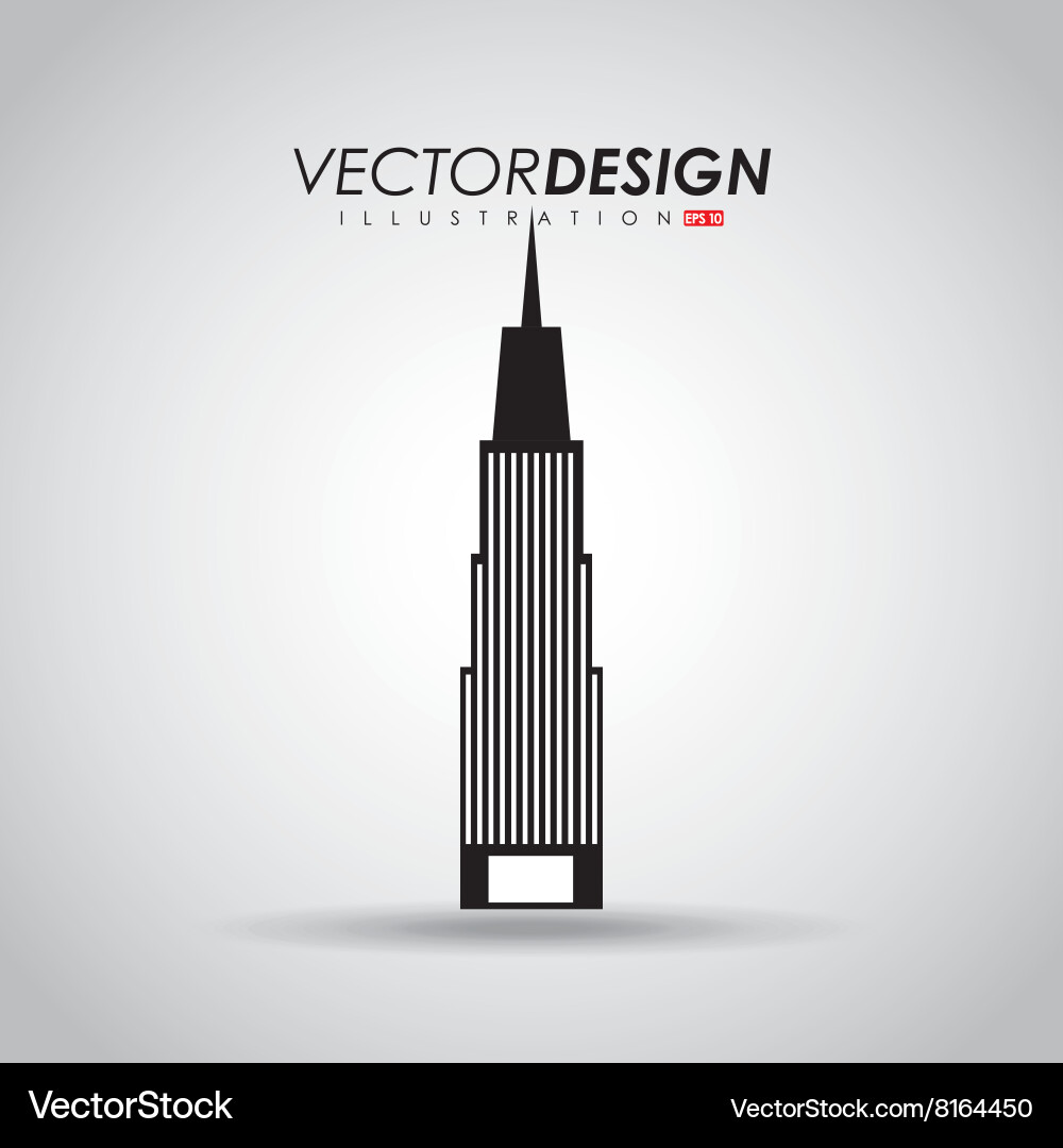Building icon design Vector Image