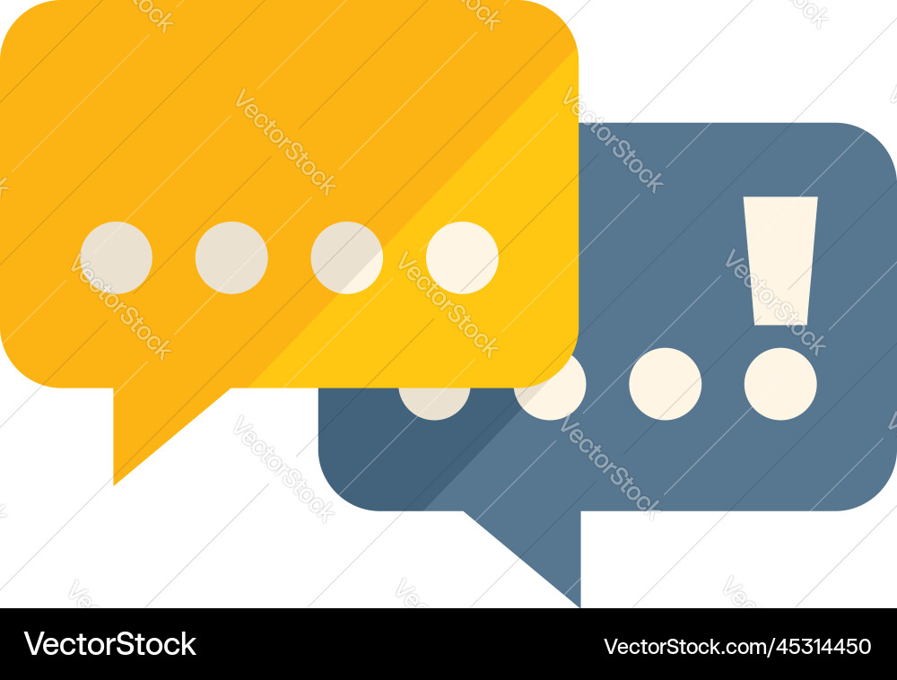 Problem Solving Communication Icon vector image