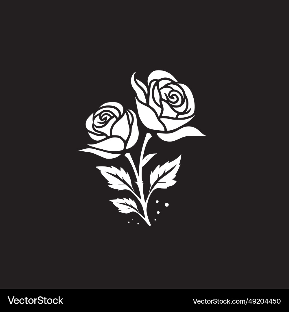 Rosen - hochwertiges Logo ideal für T-Shirt Rosen - hochwertiges Logo ideal für T-Shirt vektorbild