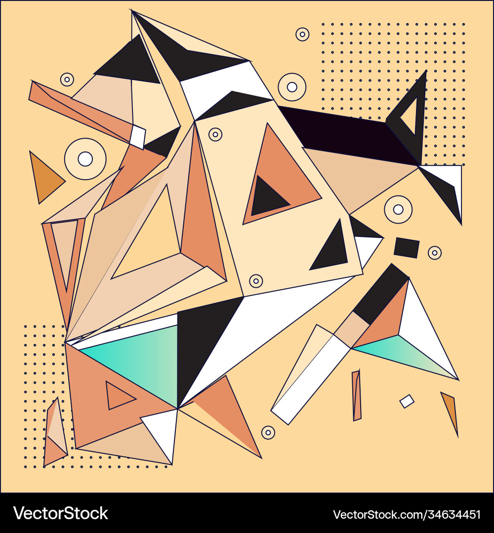 Abstract modern triangles background pattern Abstract modern triangles background pattern Vector Image