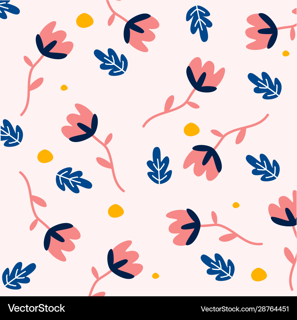 Botanical background vector image
