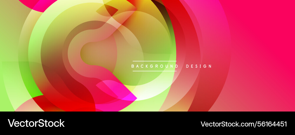 Bright abstract design overlapping circles create Bright abstract design overlapping circles create Vector Image