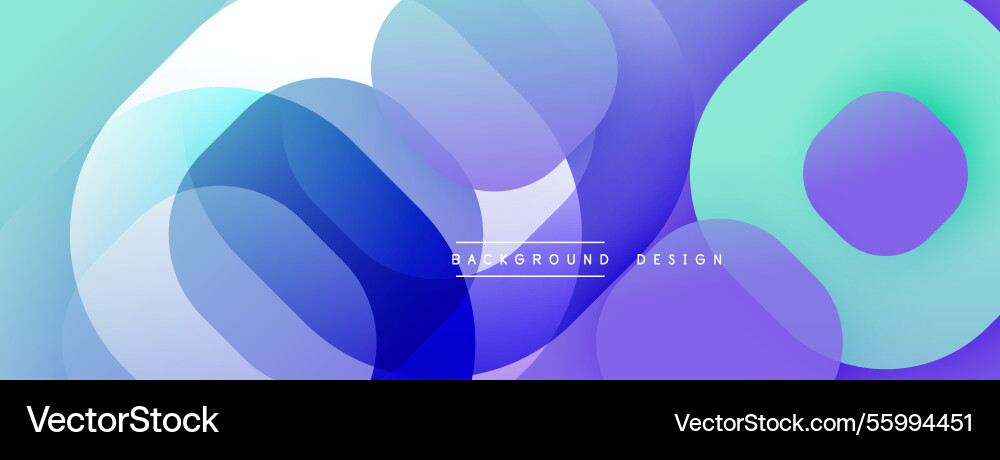 Circular abstract design with overlapping Circular abstract design with overlapping vector image