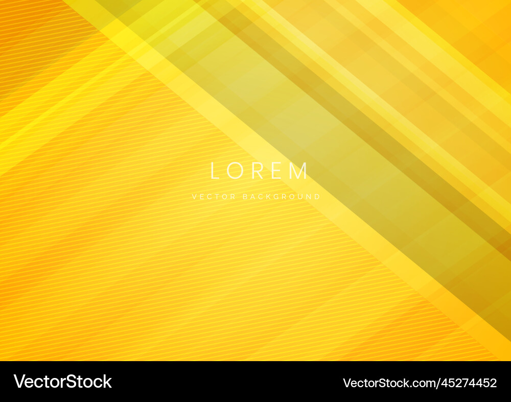 Abstract yellow geometric diagonal overlay layer Abstract yellow geometric diagonal overlay layer vector image