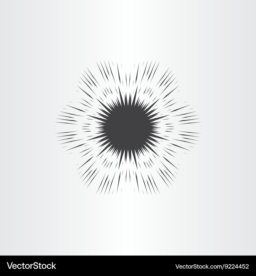 Cosmic Star Explosion Icon Royalty Free Vector Image