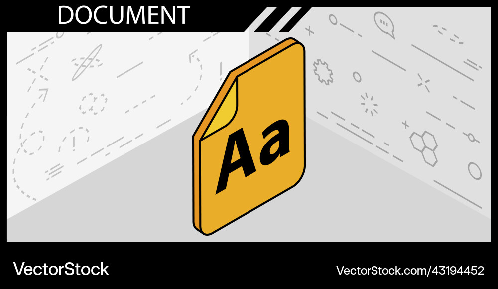 Document isometric design icon web 3d colorful vector image