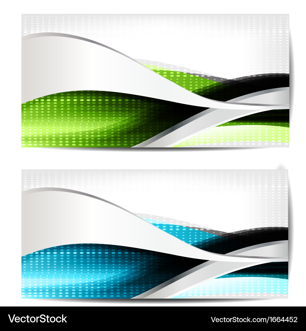 Dynamic Abstract Wave Background vector image
