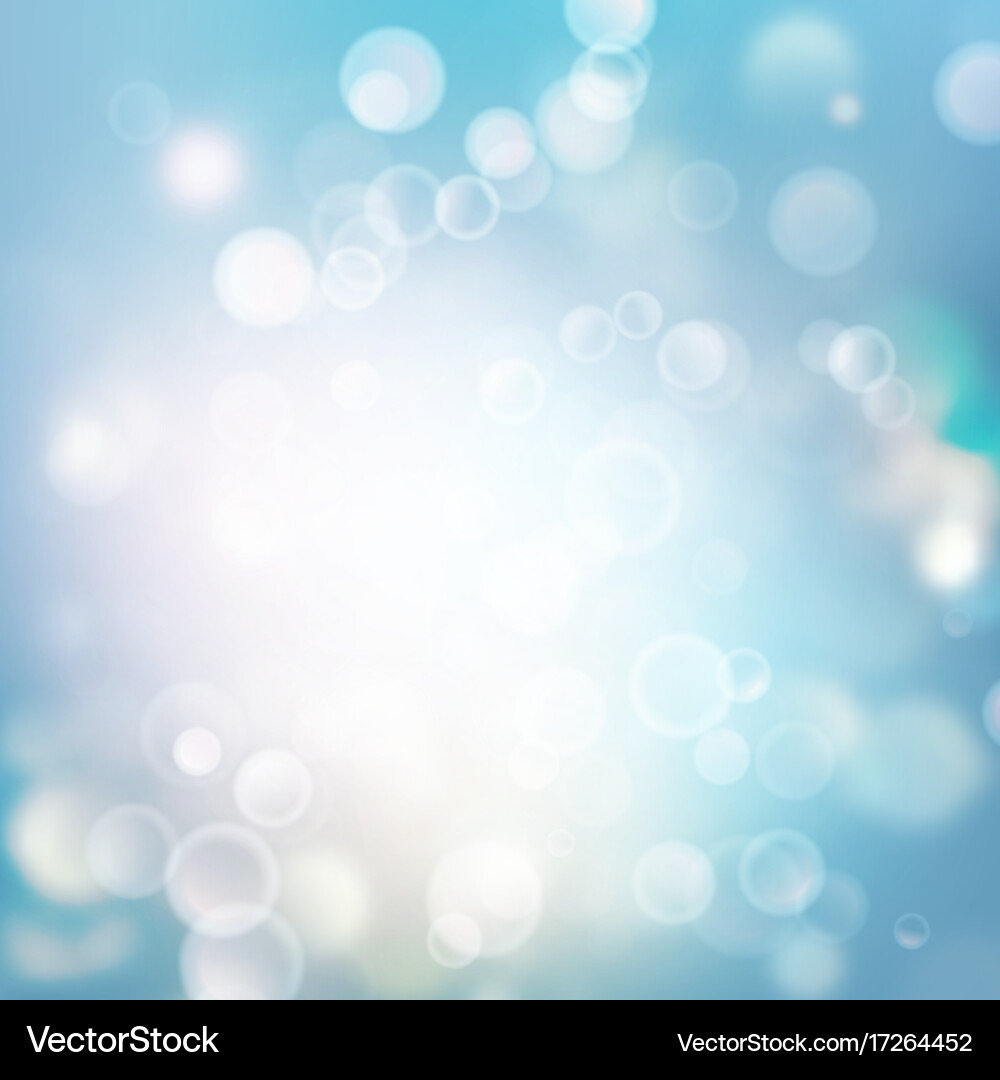 Festive elegant abstract background with bokeh vector image