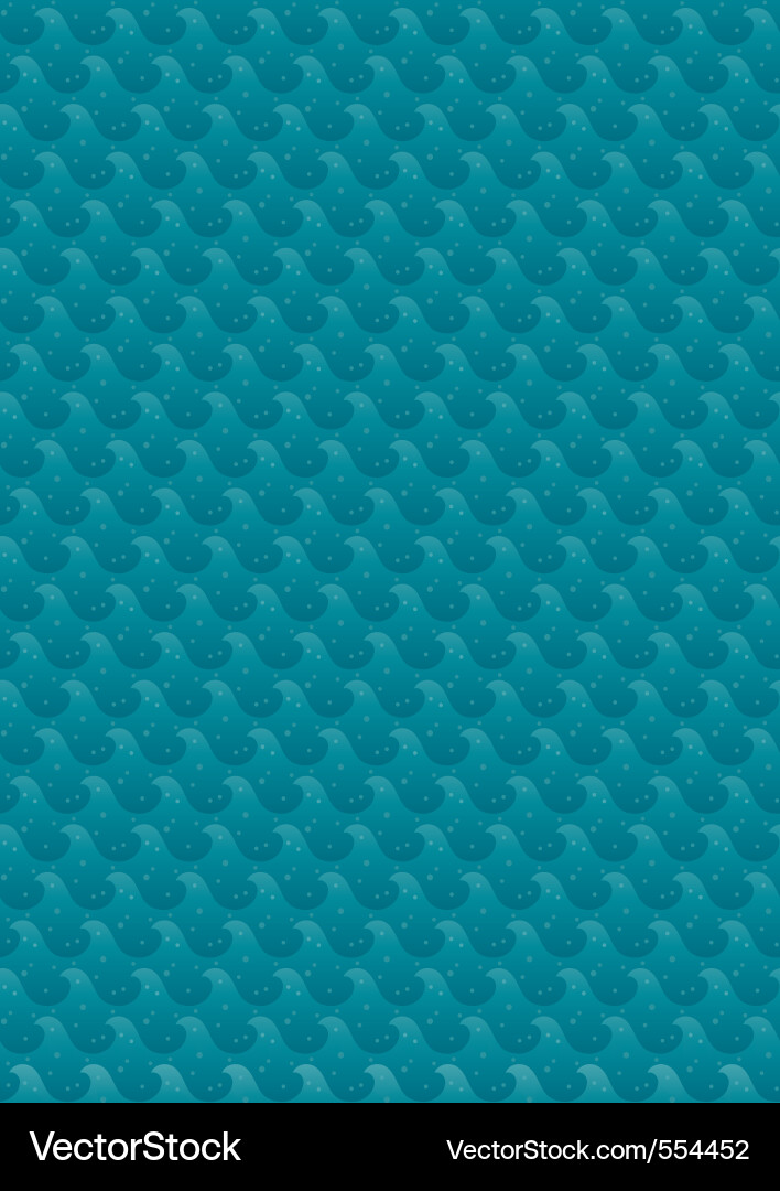 Ocean Wave Pattern Vector Image