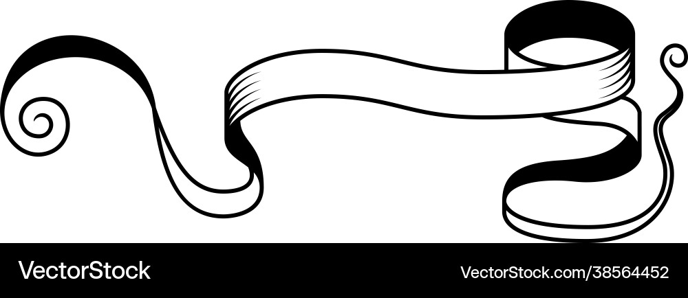 Ribbon design element Ribbon design element vector image