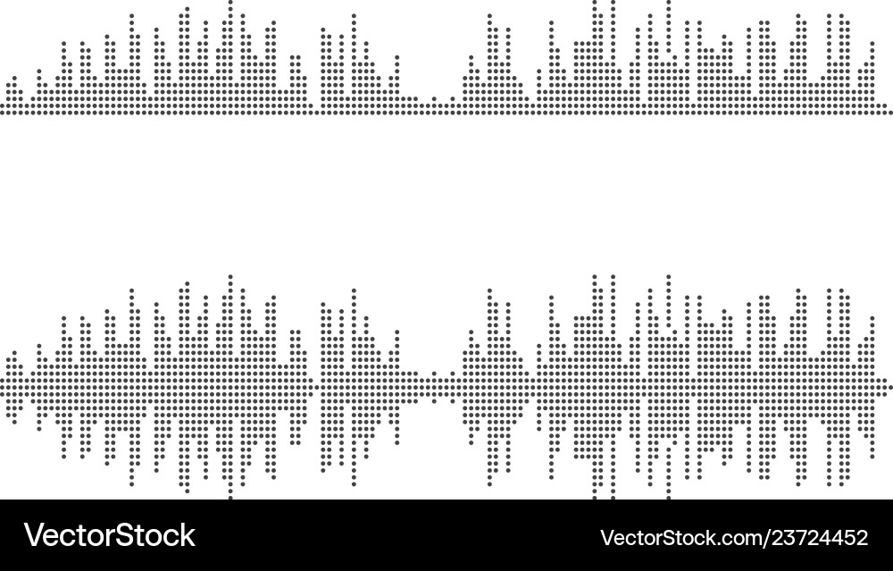 Soundwave Patterns Vector Image