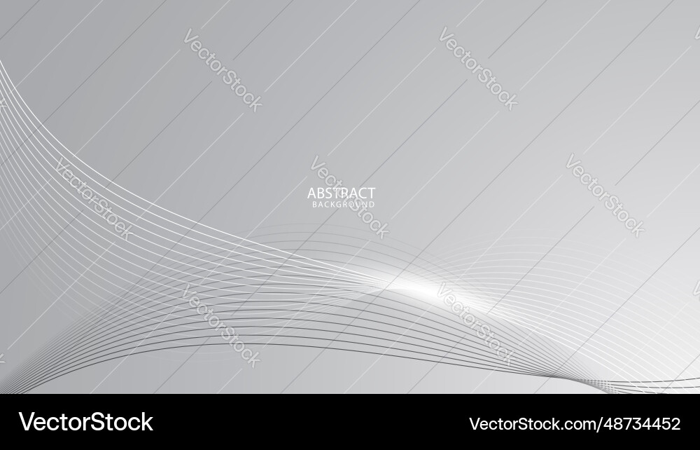 Wavy lines background with color gradient design vector image