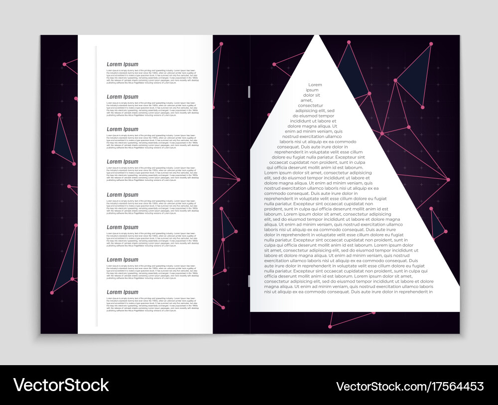 Abstract layout background set for art Vector Image