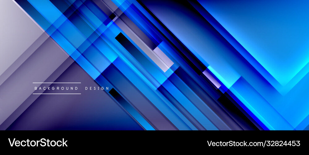 Dynamic lines on fluid color gradient trendy Vector Image