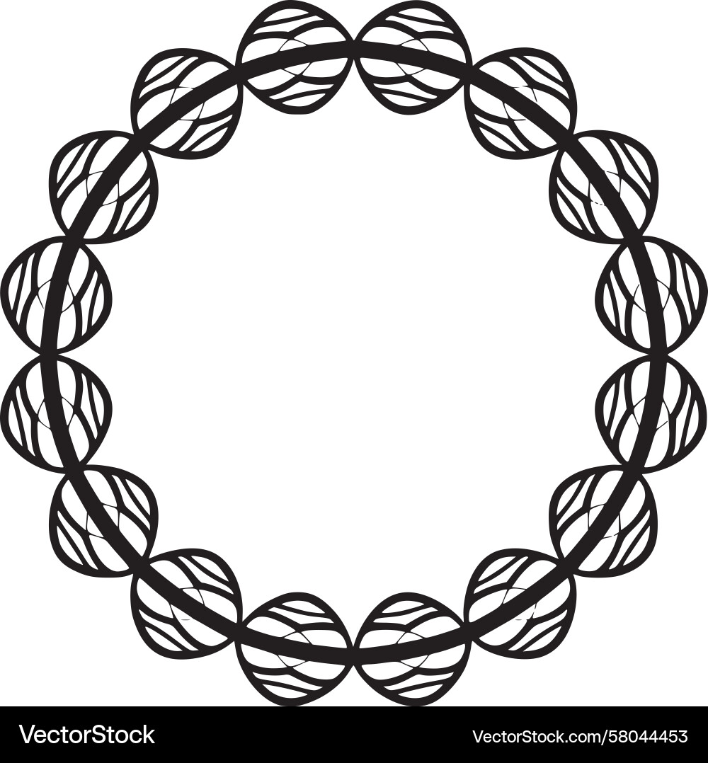 Dynamic Wave Bracelet Pattern Vector Image